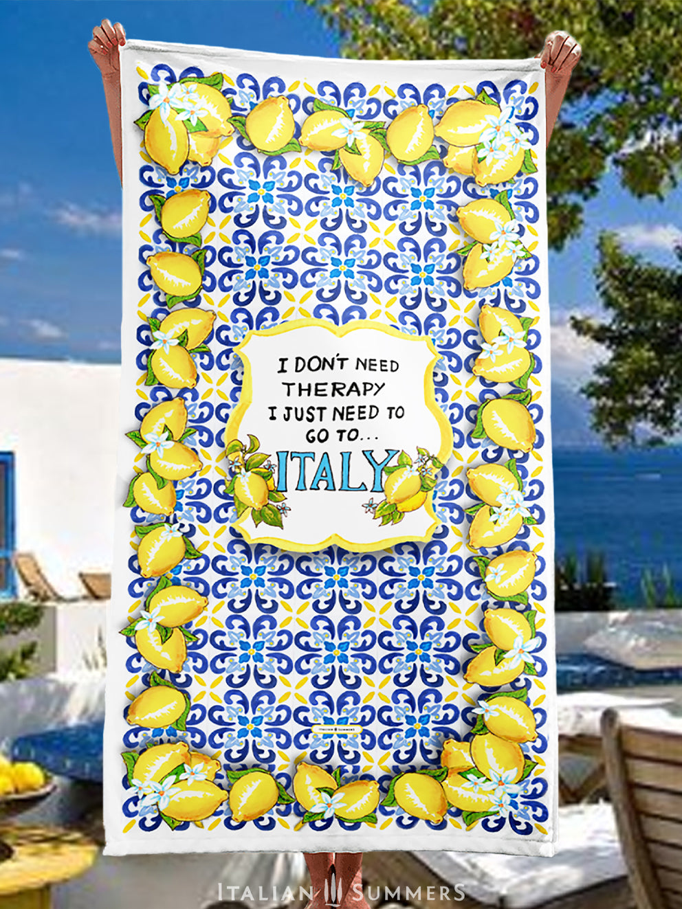 Italian beach shop towels