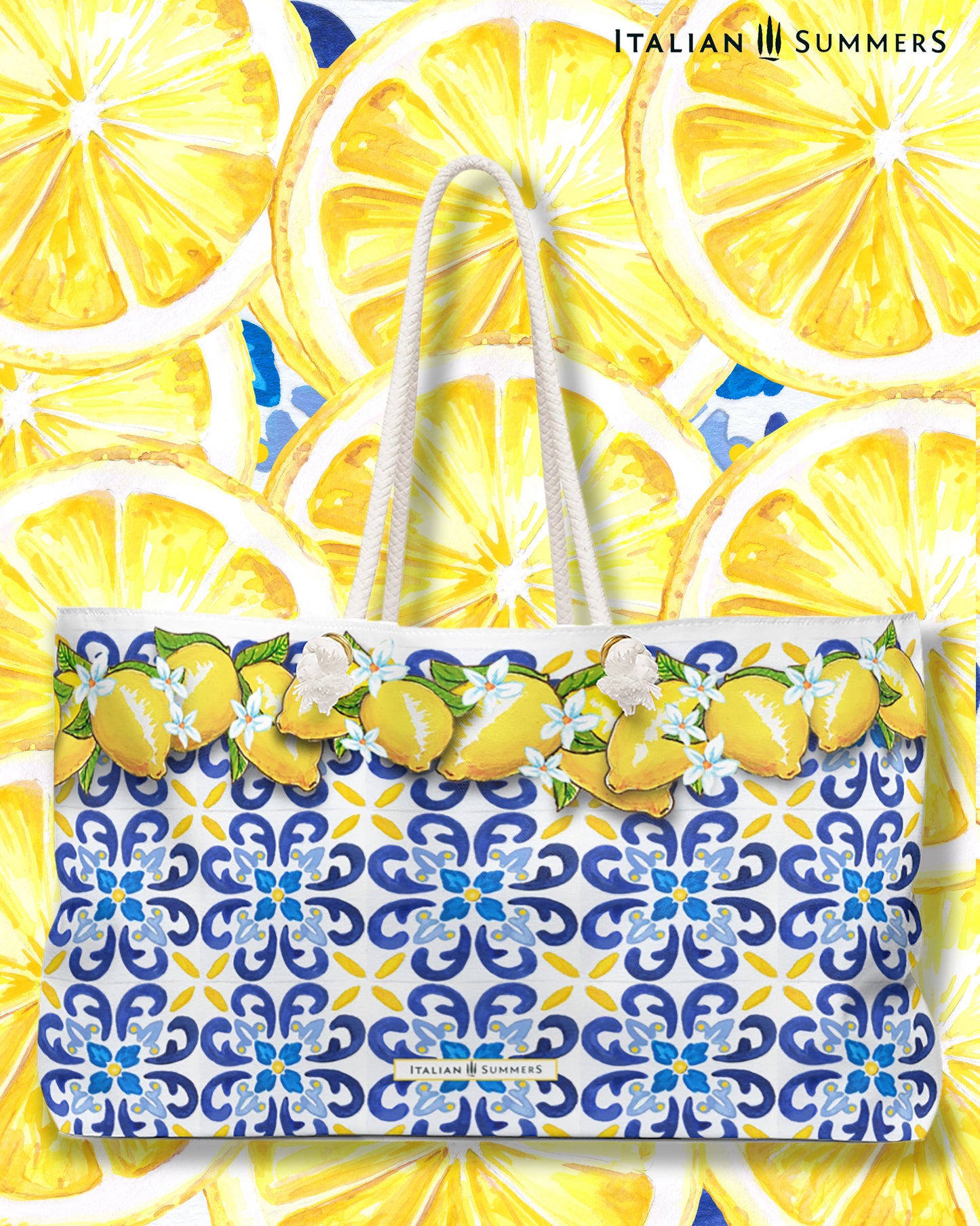 Beach bag I don't need therapy, I just need to go to Italy by Italian Summers