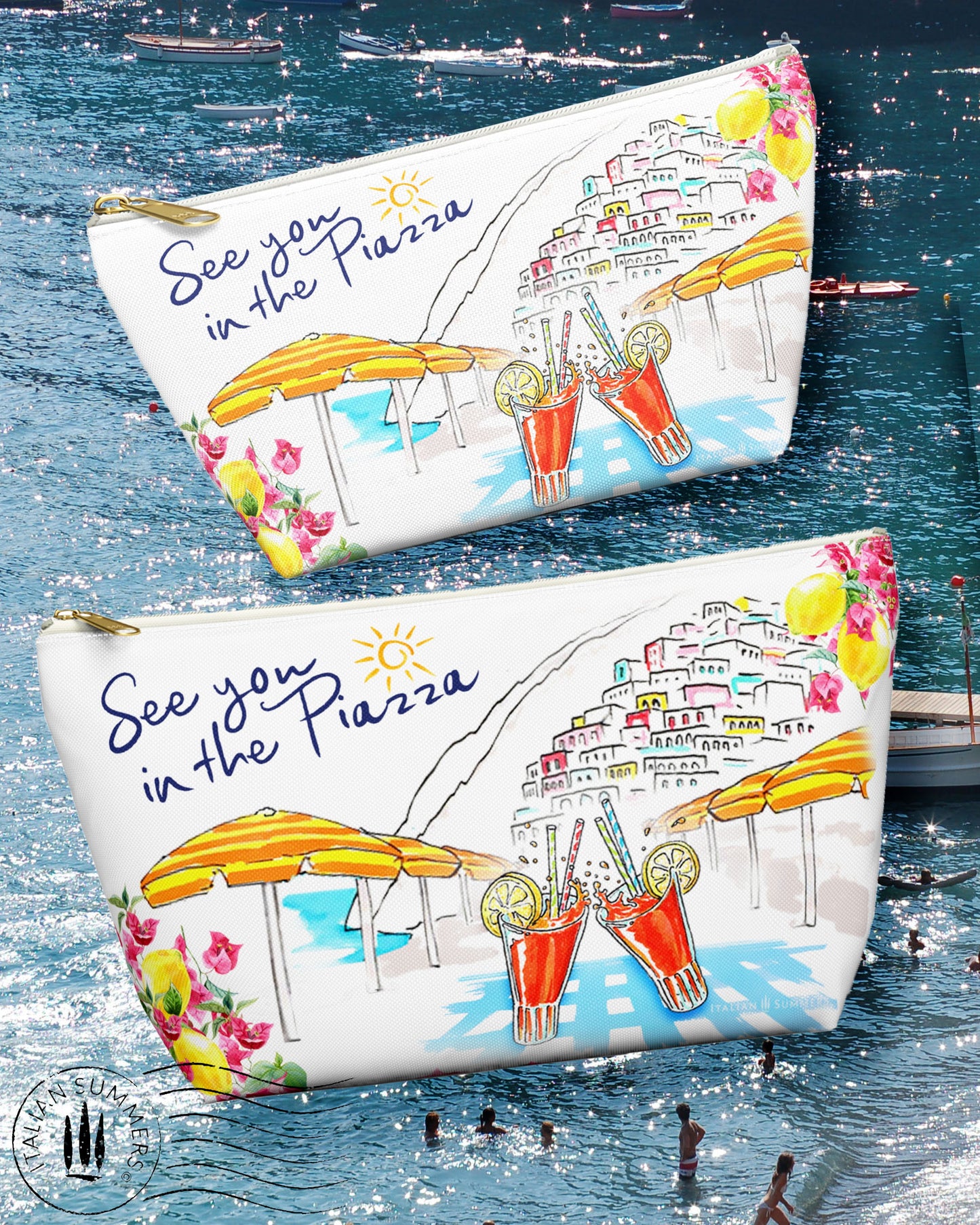 Clutch See you in the Piazza by Italian Summers Large