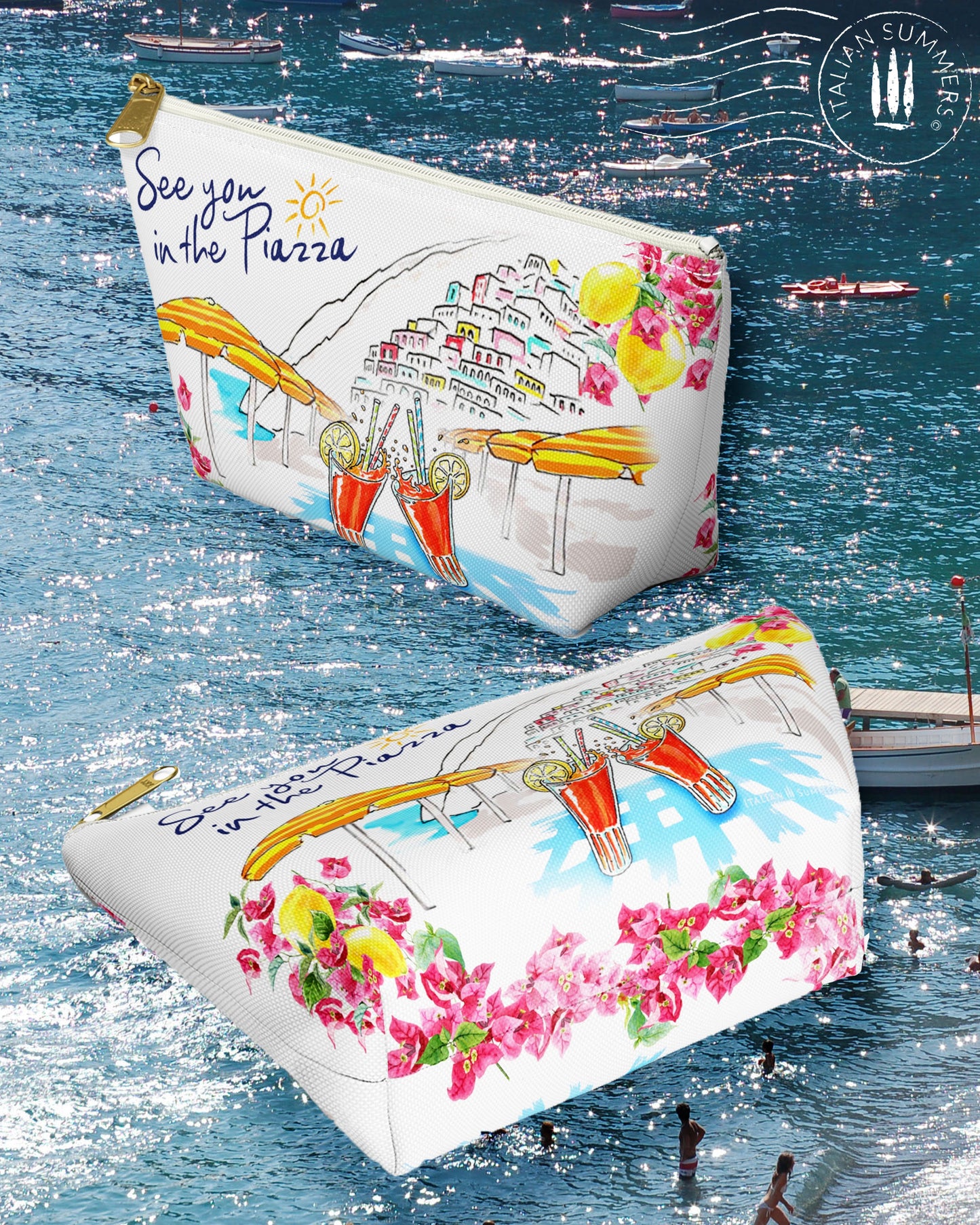 Clutch See you in the Piazza by Italian Summers Large