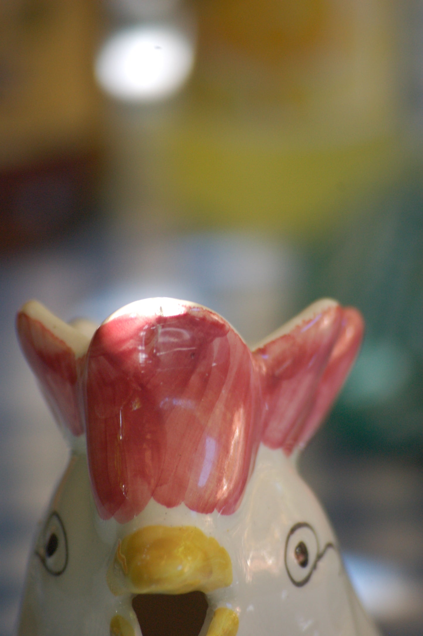 Vintage Rooster Carafe from San Marino -Italy- Maiolica