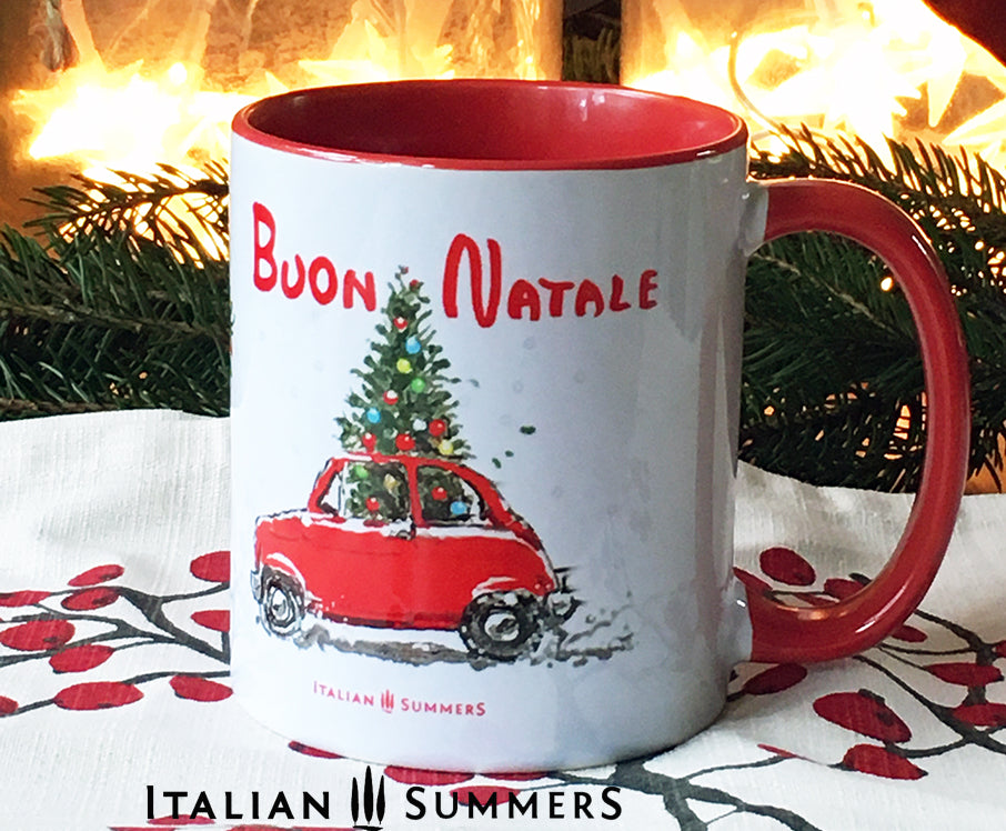 Ceramic mug Christmas gift idea for Italy lovers