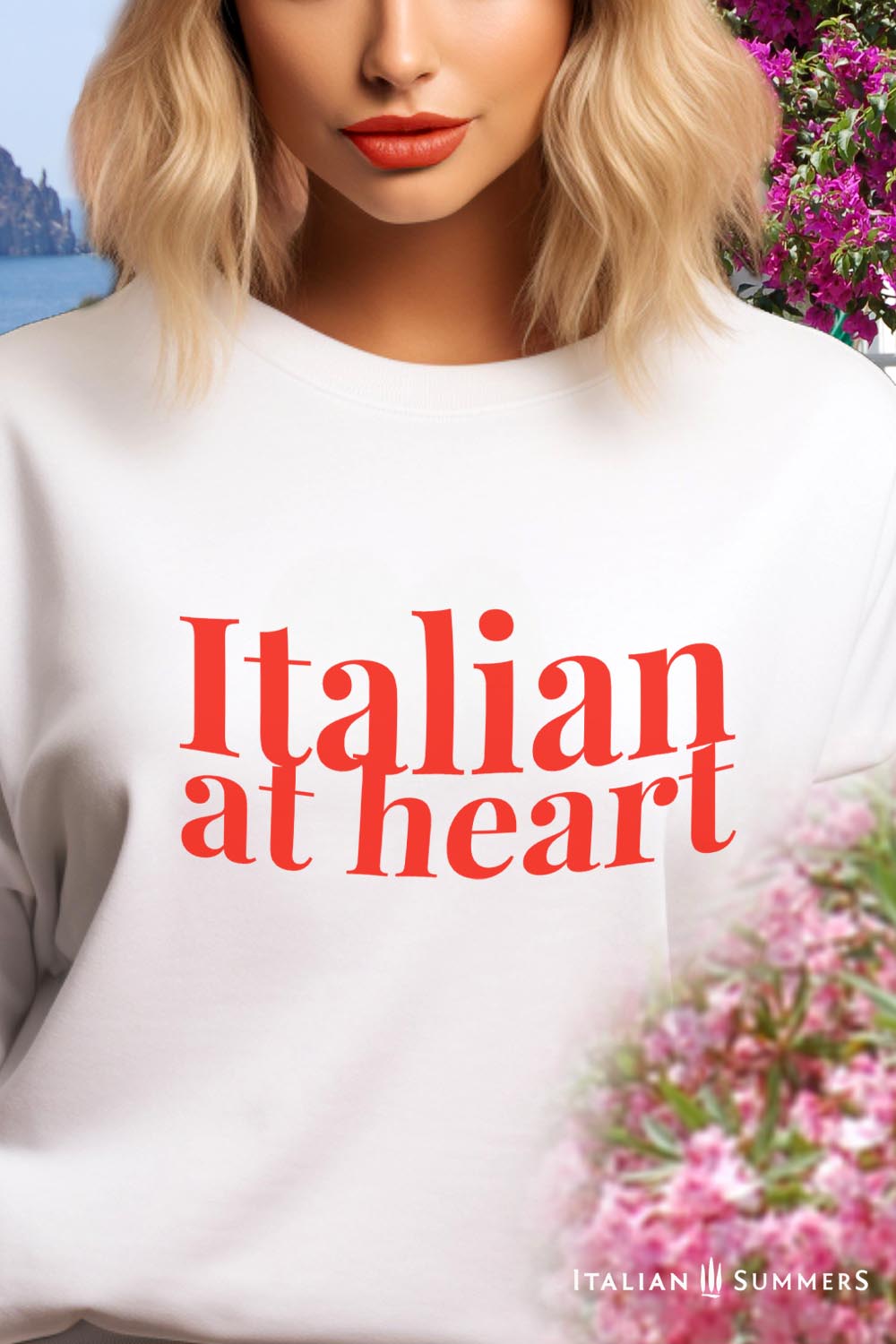 Sweatshirt ITALIAN at HEART Italiano nel cuore