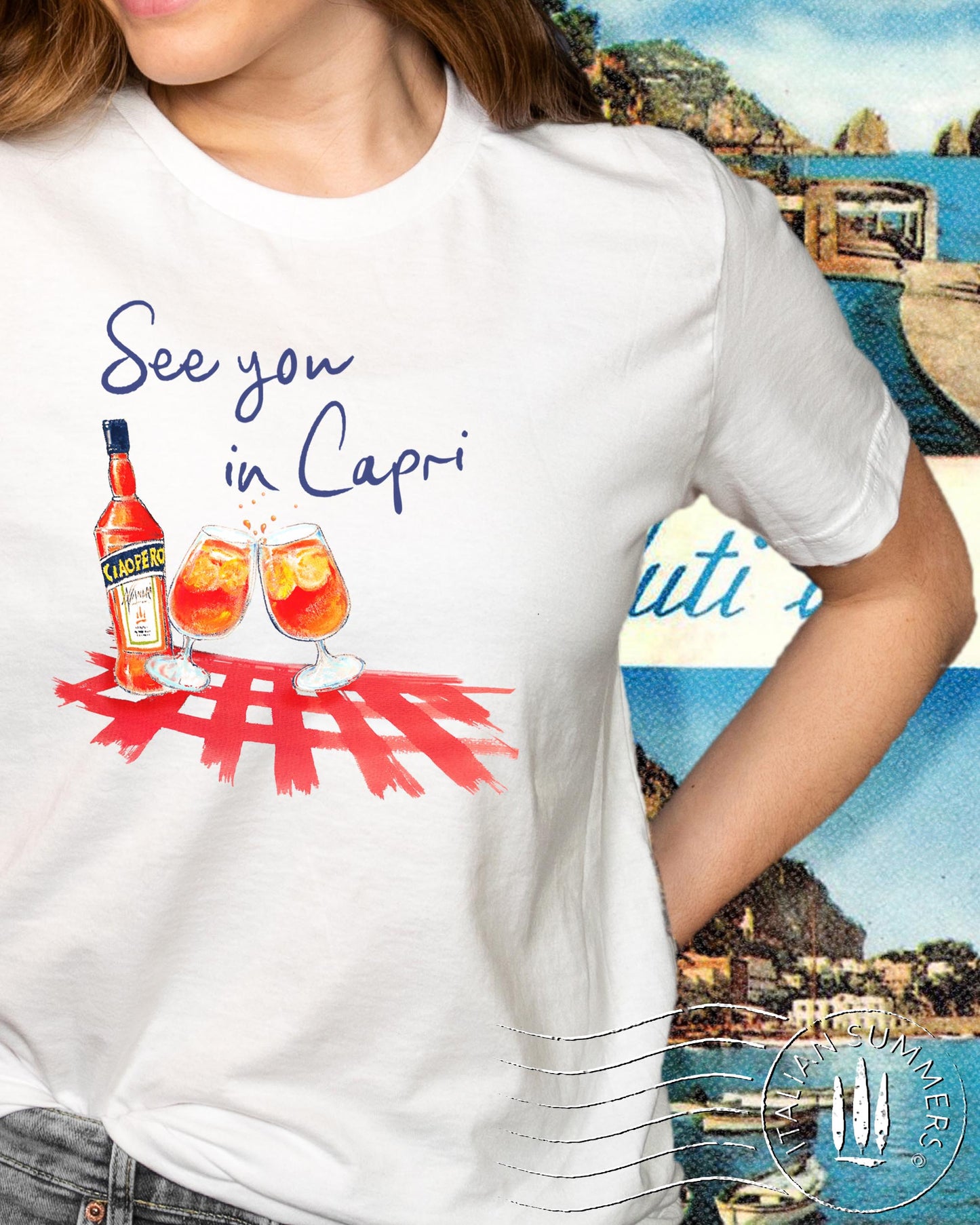 T-Shirt SEE YOU IN CAPRI – Aperol Spritz Island Tee