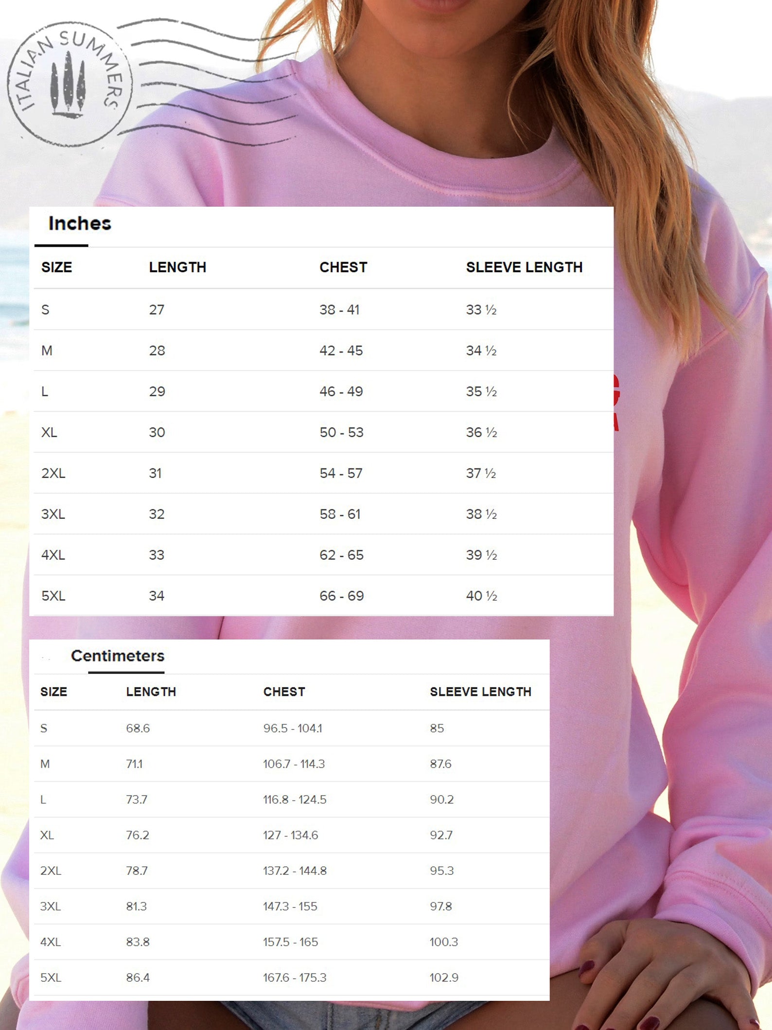 Sizechart