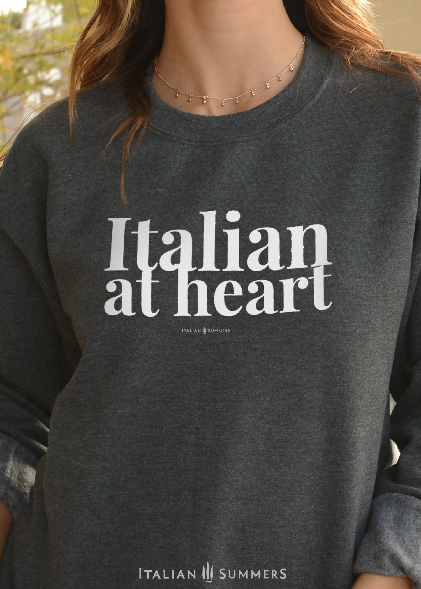 Sweatshirt ITALIAN at HEART – Italiano nel Cuore