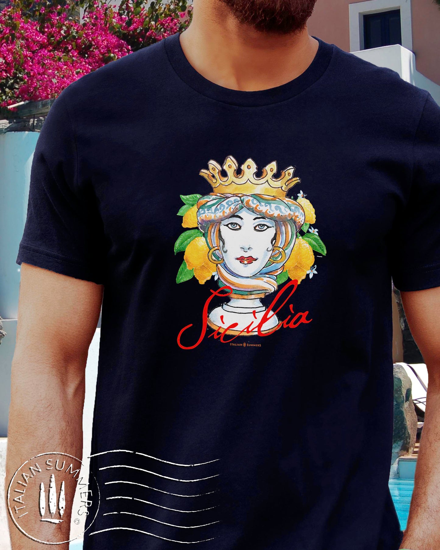 T Shirt SICILIAN QUEEN, Sicilian Heritage, Sicilia bedda