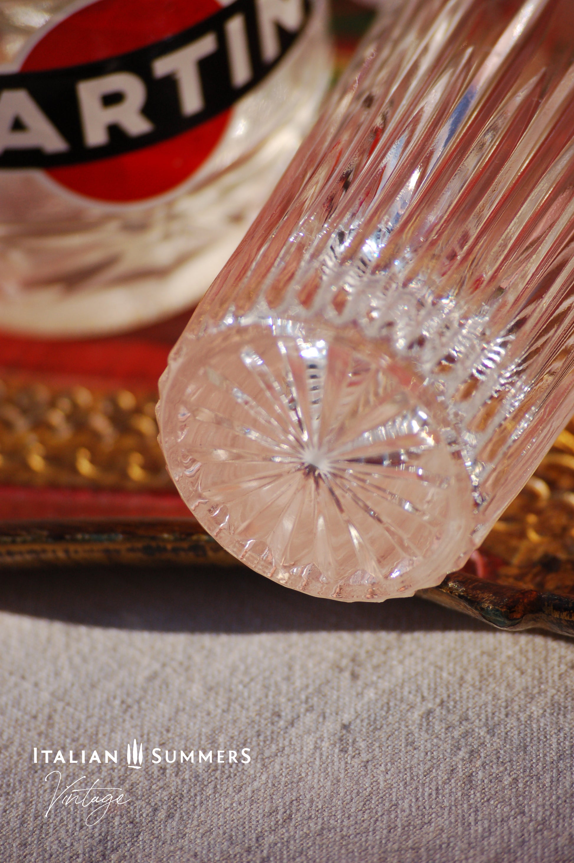 Vintage  1960s Martini glasses set of six, Italy barware, Italian glassware, Dolce Vita cocktail glasses with serving carafe