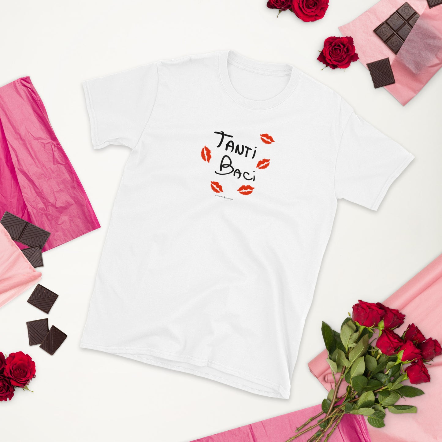 T-Shirt TANTI BACI – Many Kisses – Italian Love Tee