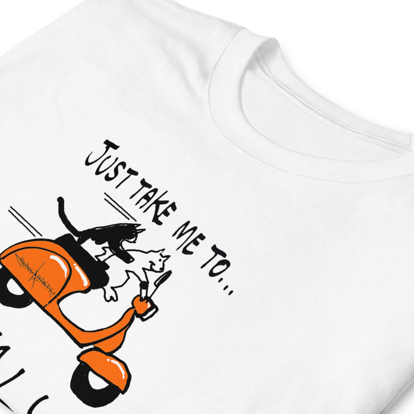 T Shirt Just TAKE me to ITALY - Italian scooter Cats -  by Italian Summers