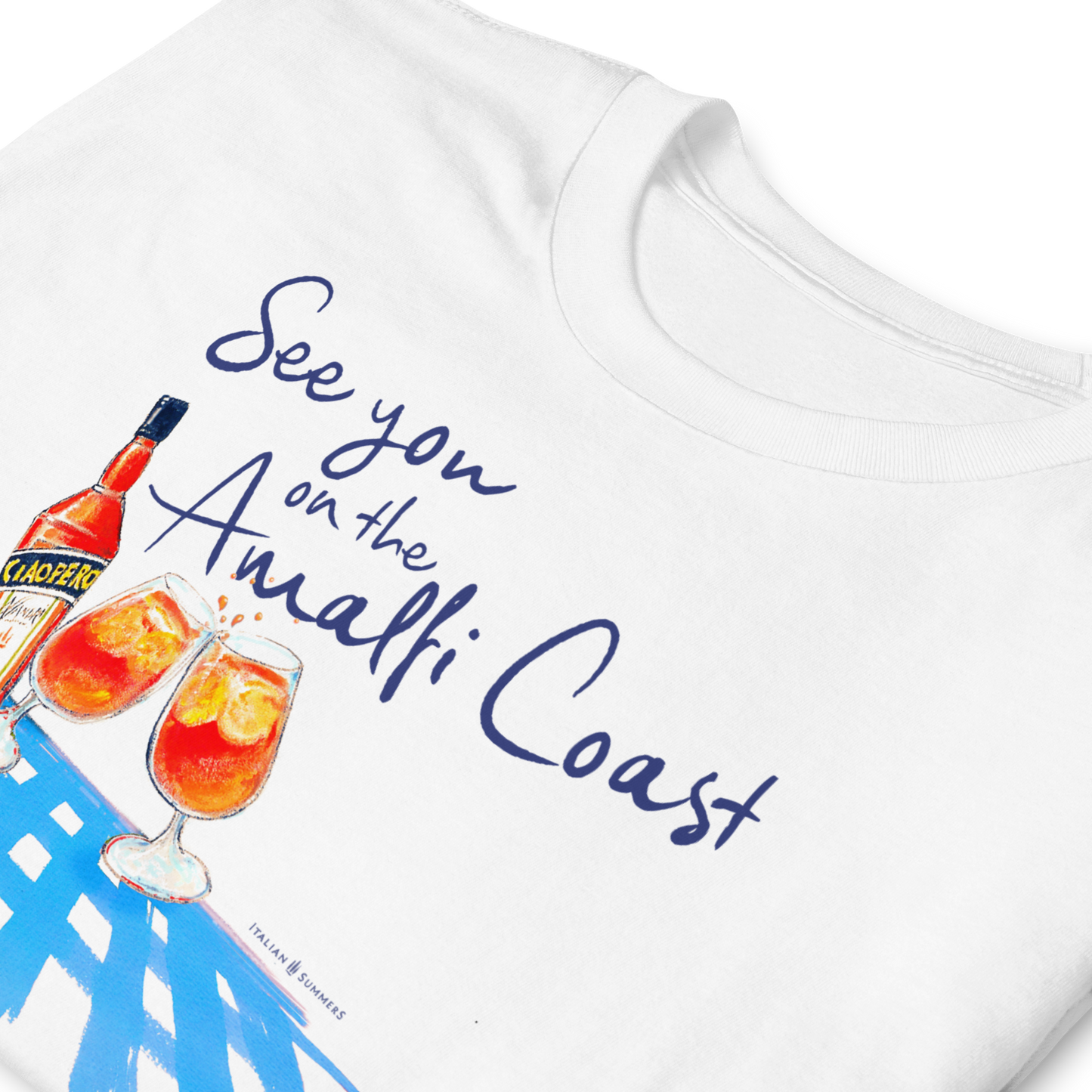 See you on the Amalfi Coast Italy inspired t-shirt by Italian Summers