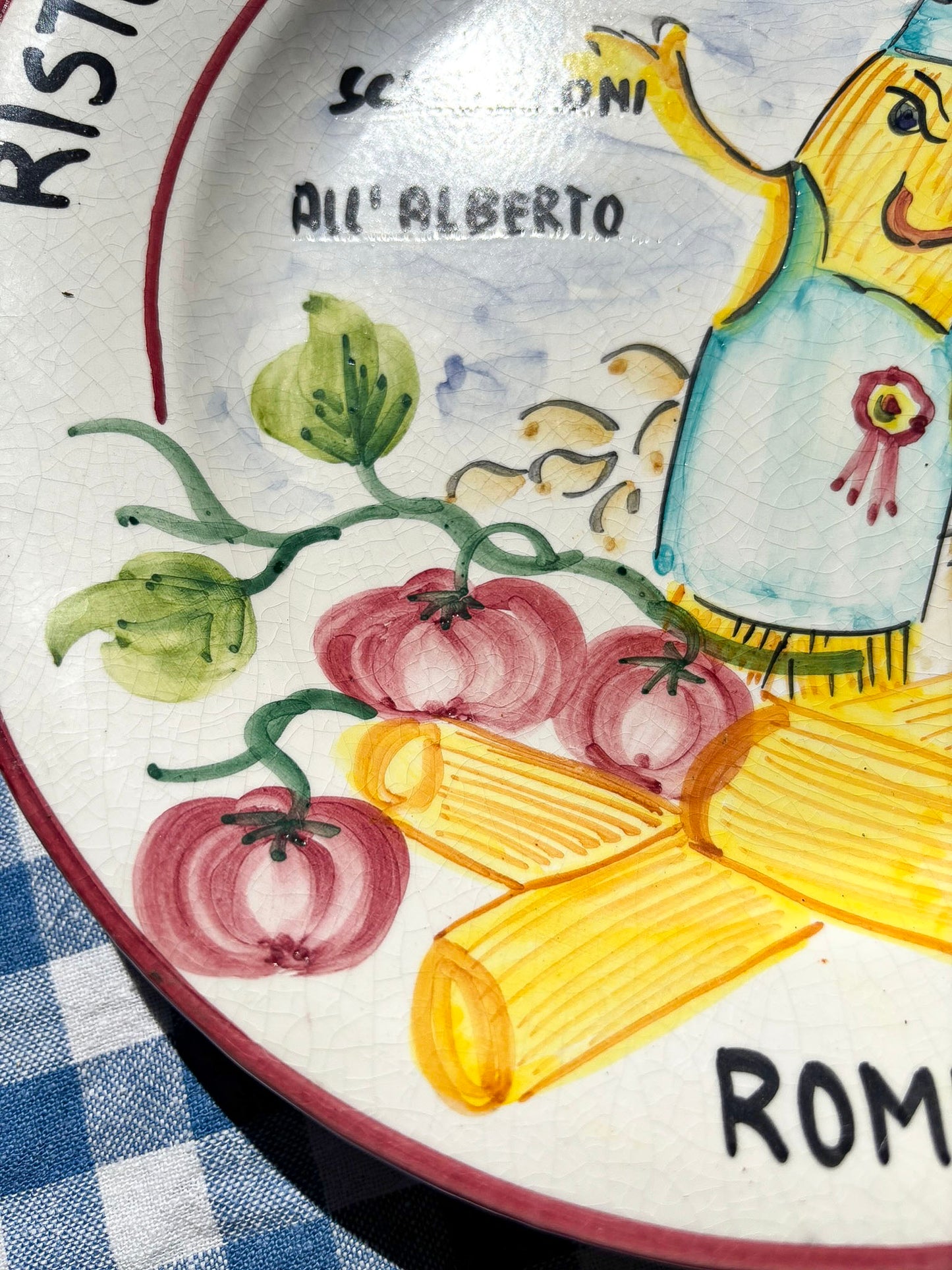 The 1994 "Piatto della Specialità" Collection: A Hand-Painted Culinary Journey Through Italy (Set of 3)