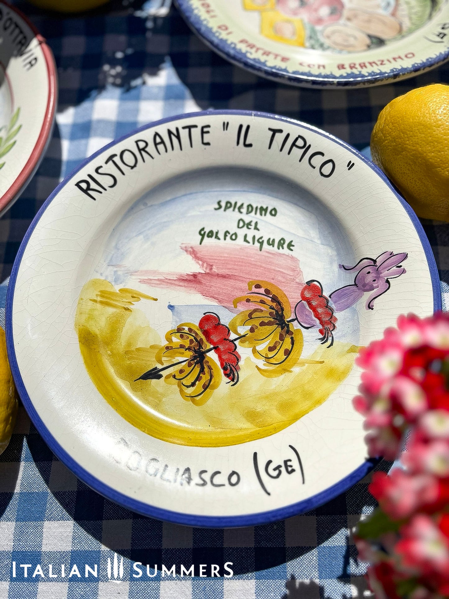 The 1994 "Piatto della Specialità" Collection: A Hand-Painted Culinary Journey Through Italy (Set of 3)