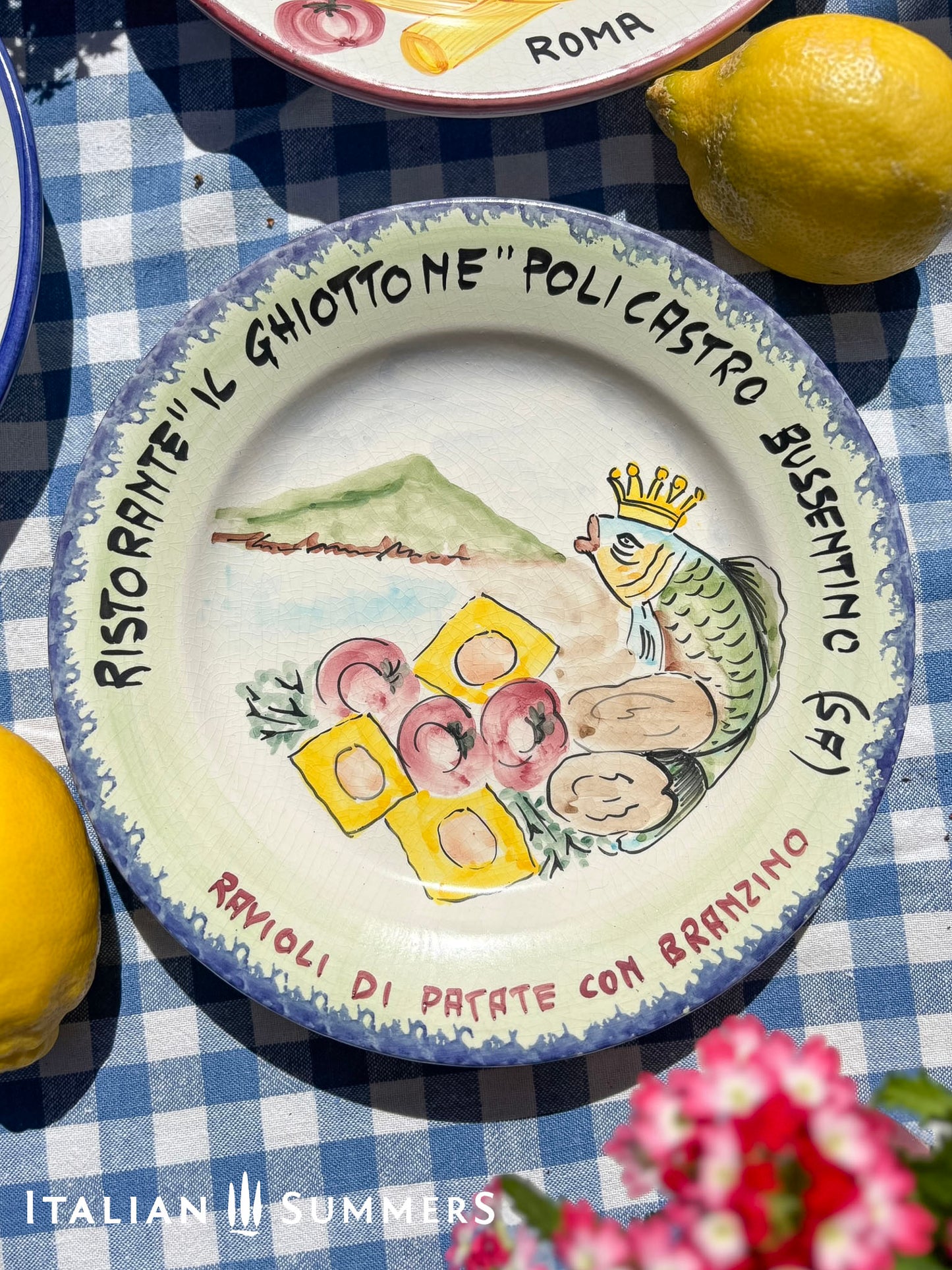 The 1994 "Piatto della Specialità" Collection: A Hand-Painted Culinary Journey Through Italy (Set of 3)