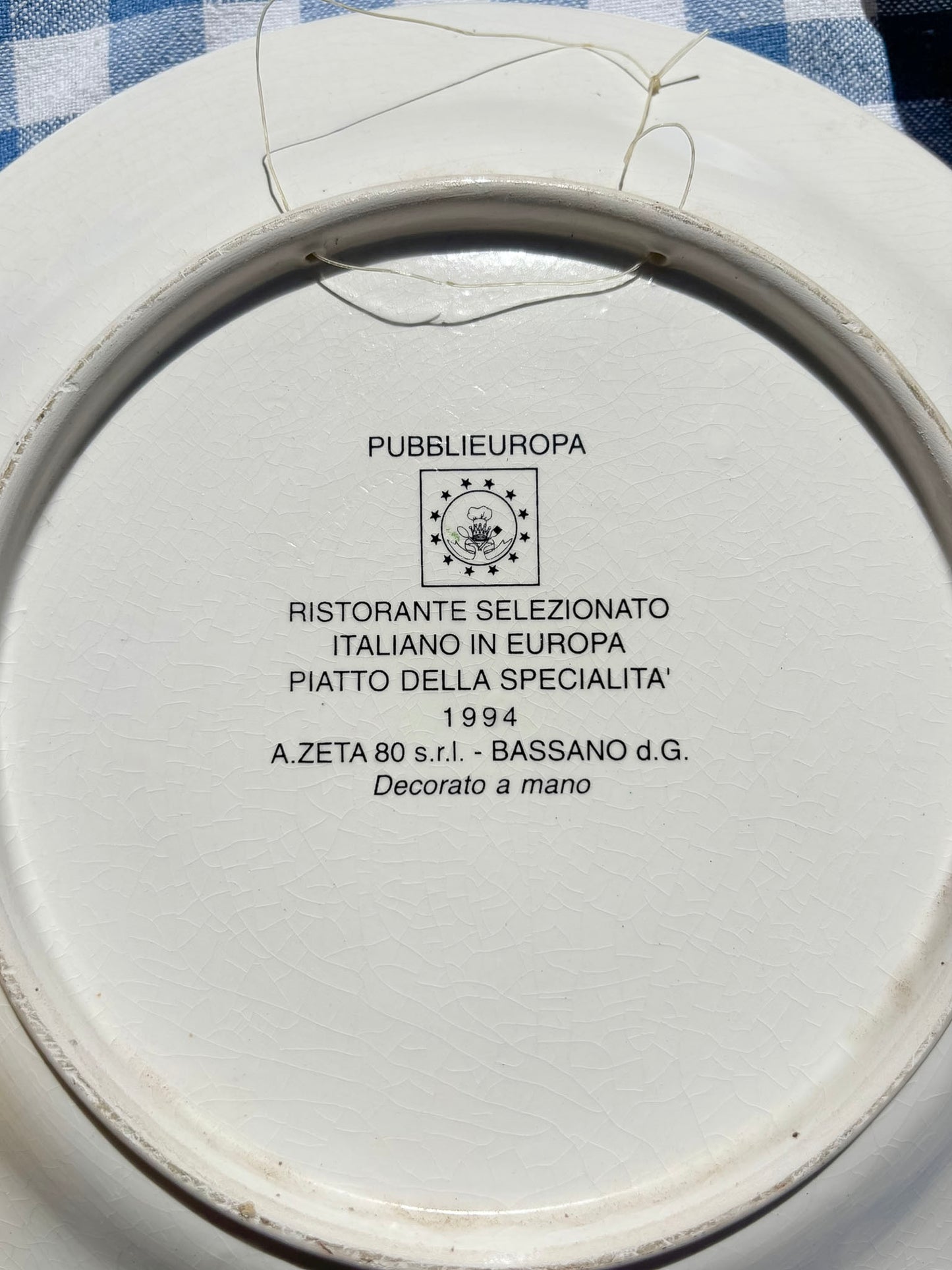 The 1994 "Piatto della Specialità" Collection: A Hand-Painted Culinary Journey Through Italy (Set of 3)