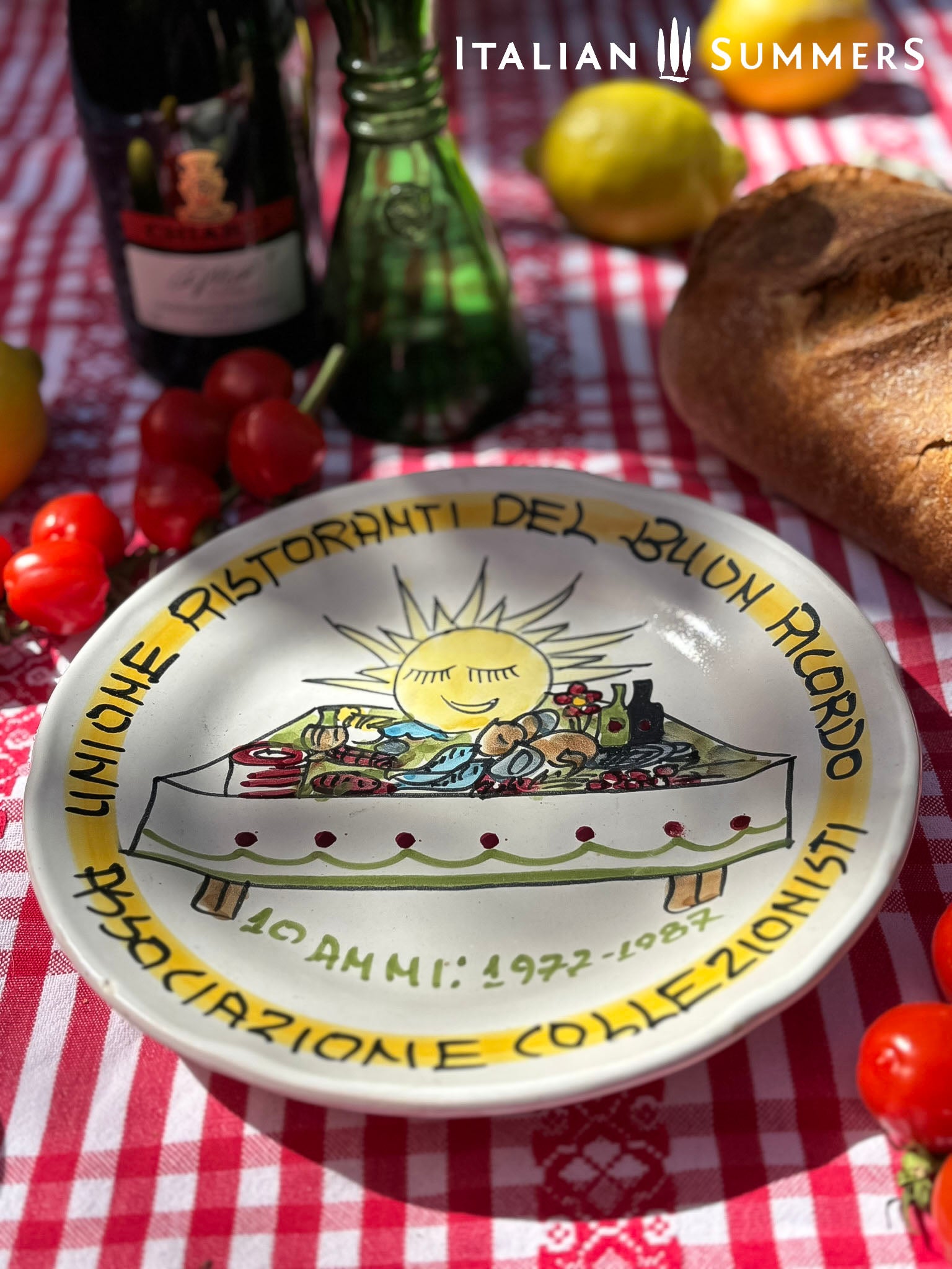 Buon Ricordo Plates – Authentic Italian Restaurant Commemorative