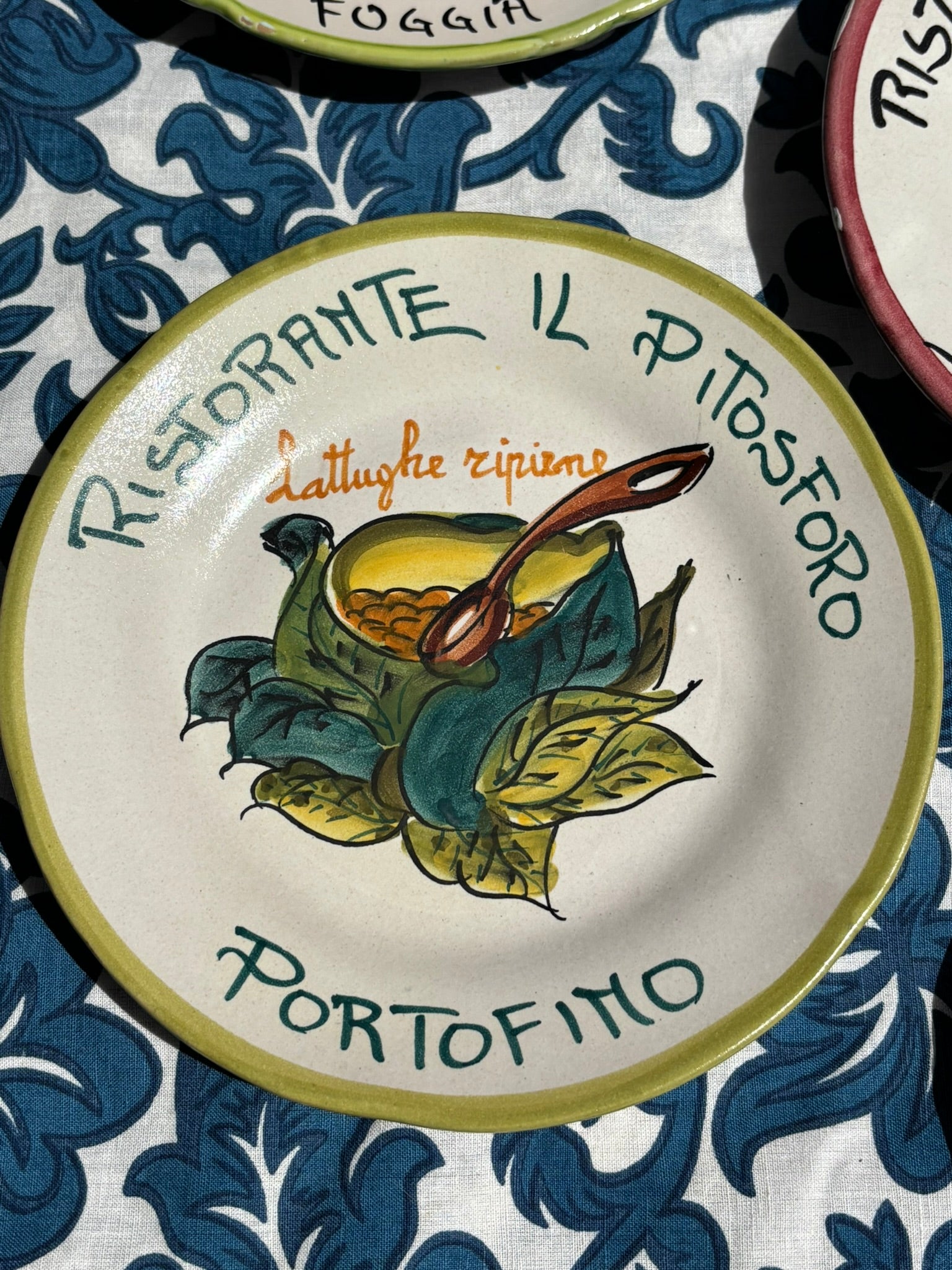 Buon Ricordo Vintage Italian Restaurant Plates – Vietri Ceramics