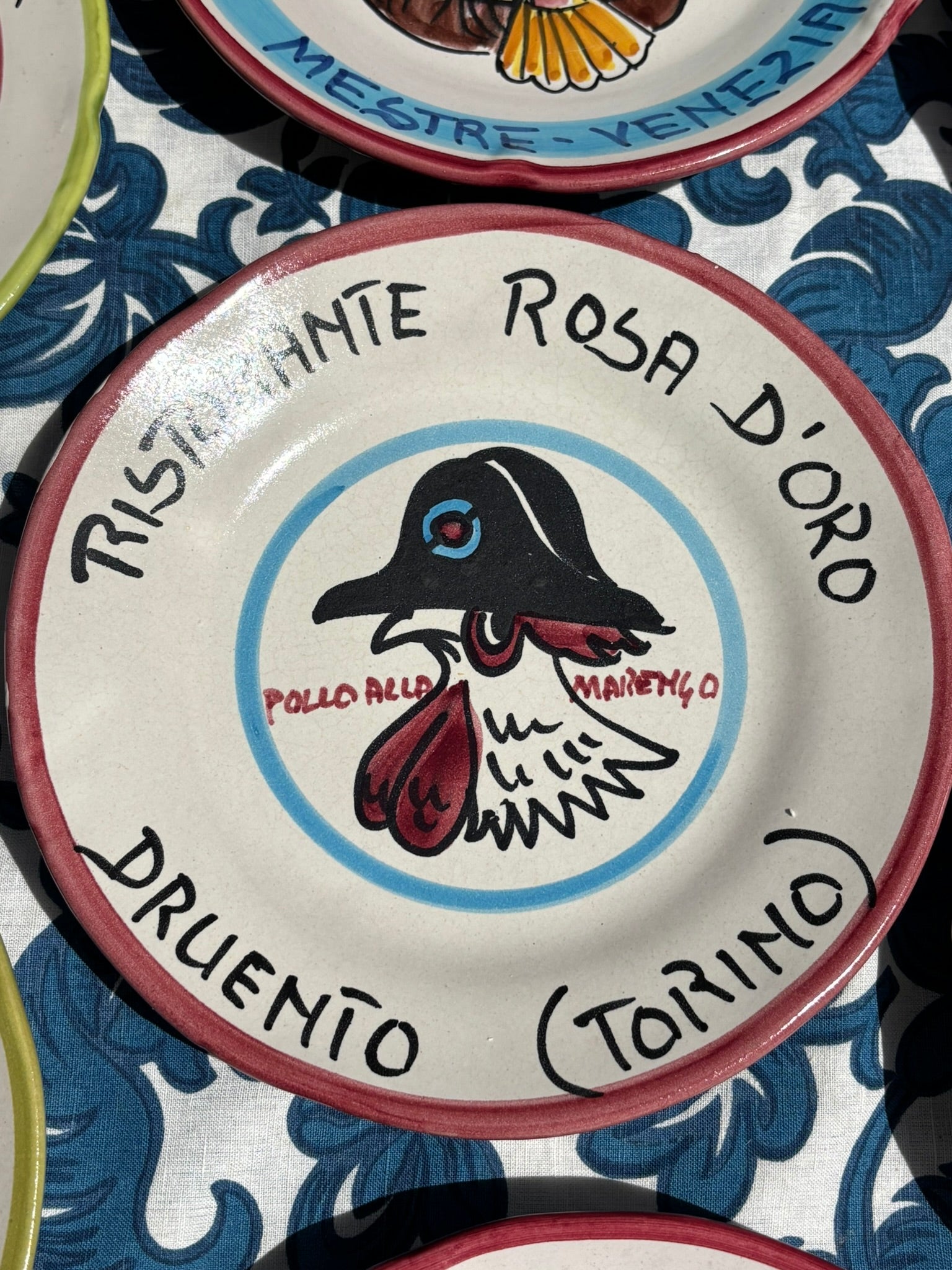 Buon Ricordo Vintage Italian Restaurant Plates – Vietri Ceramics