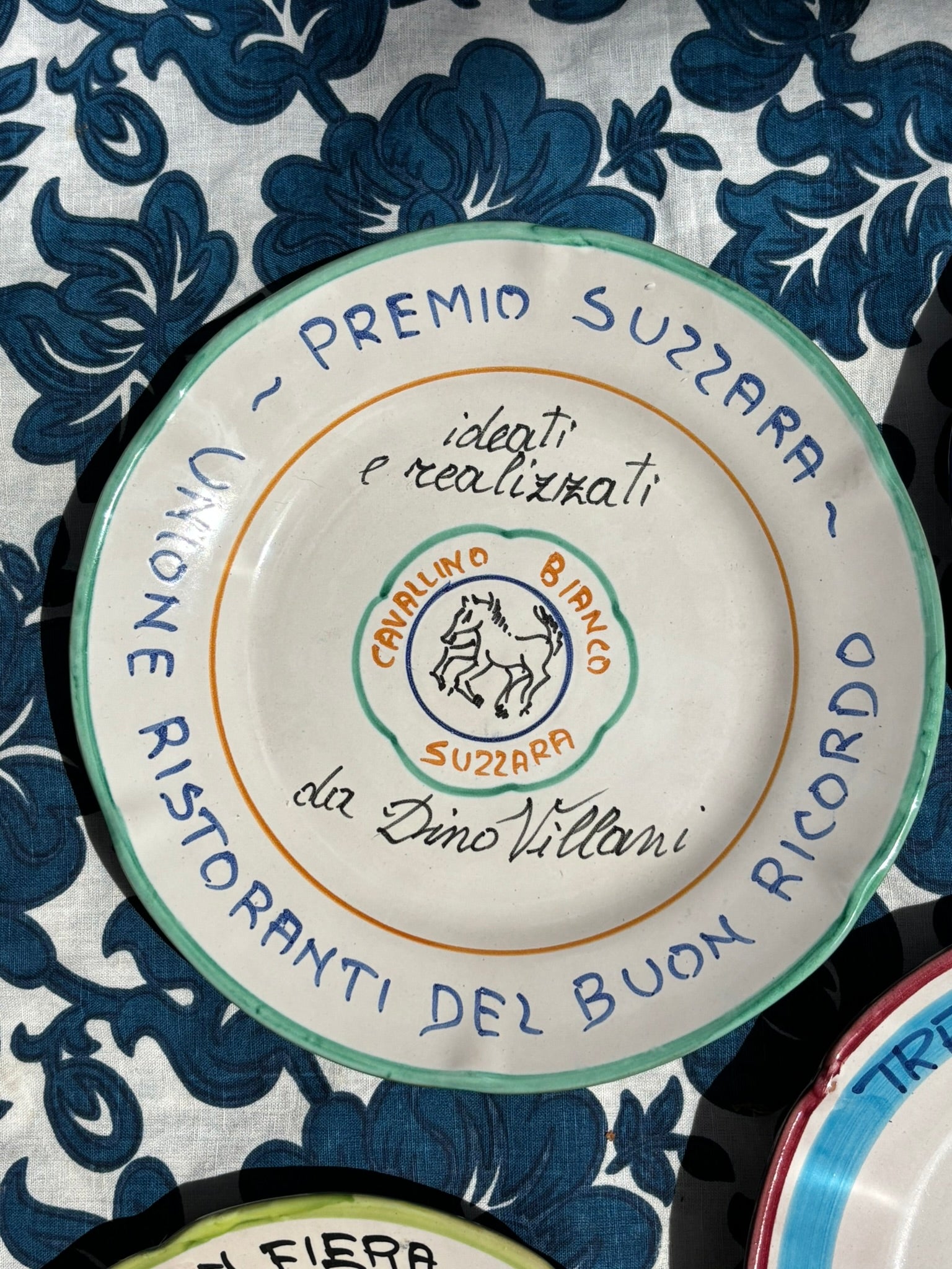 Buon Ricordo Vintage Italian Restaurant Plates – Vietri Ceramics