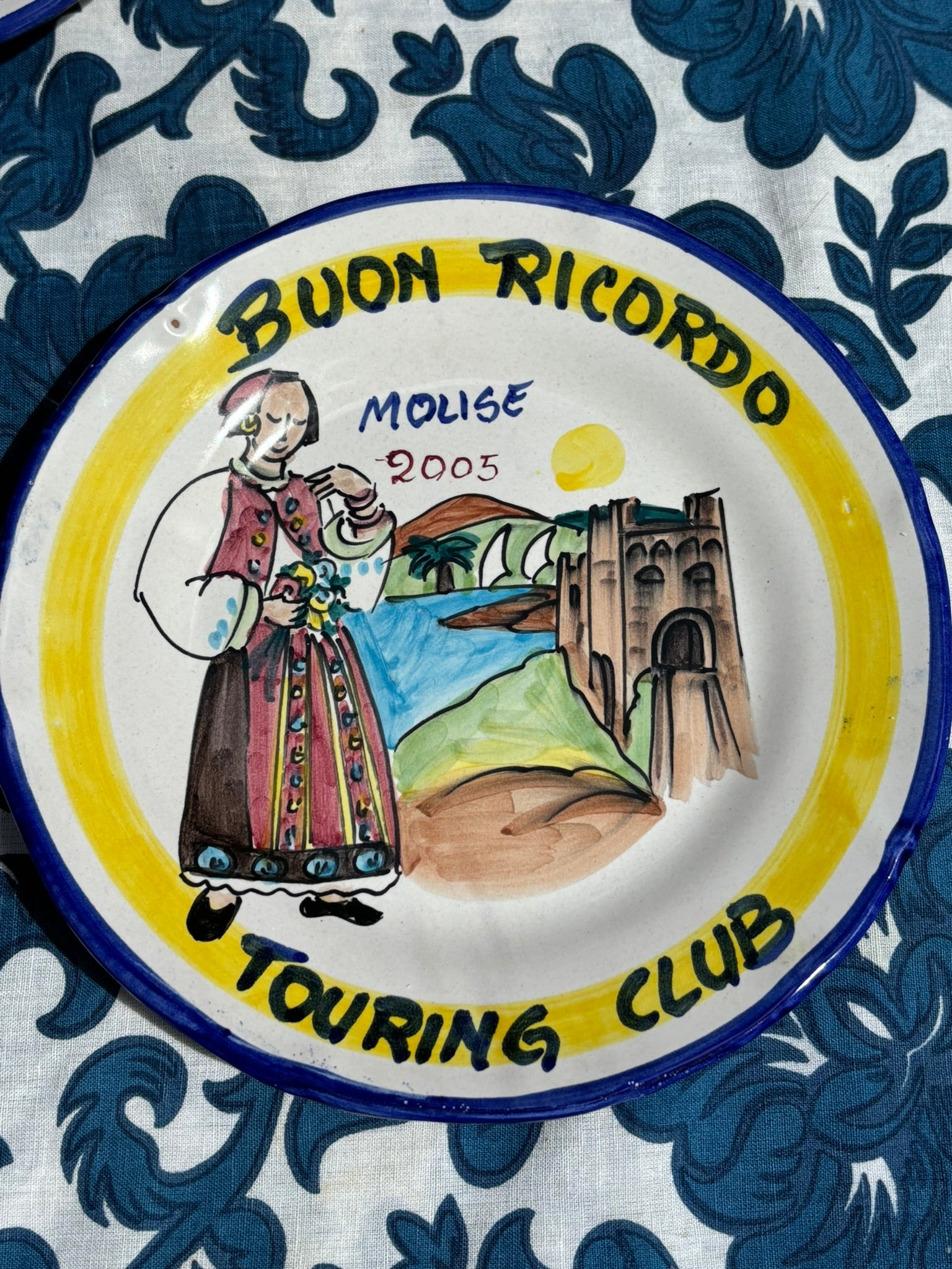 Buon Ricordo Vintage Italian Restaurant Plates – Vietri Ceramics