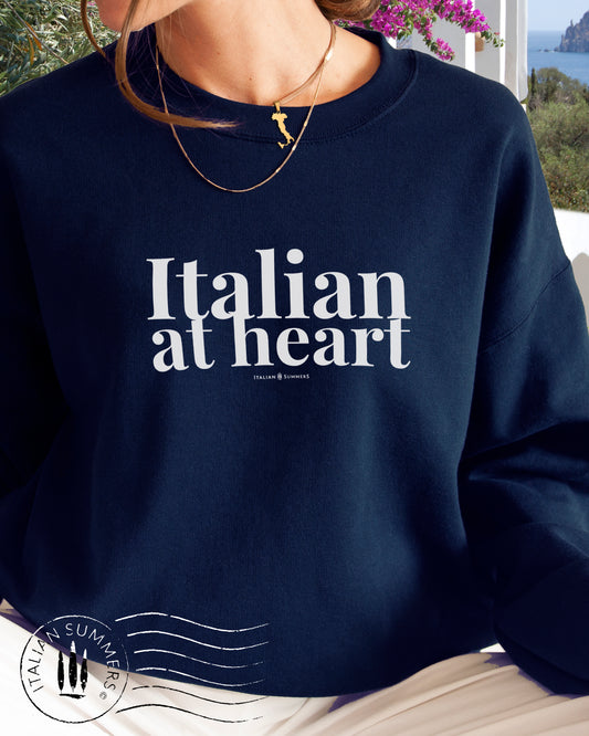 Sweatshirt ITALIAN at HEART  Italiano nel cuore