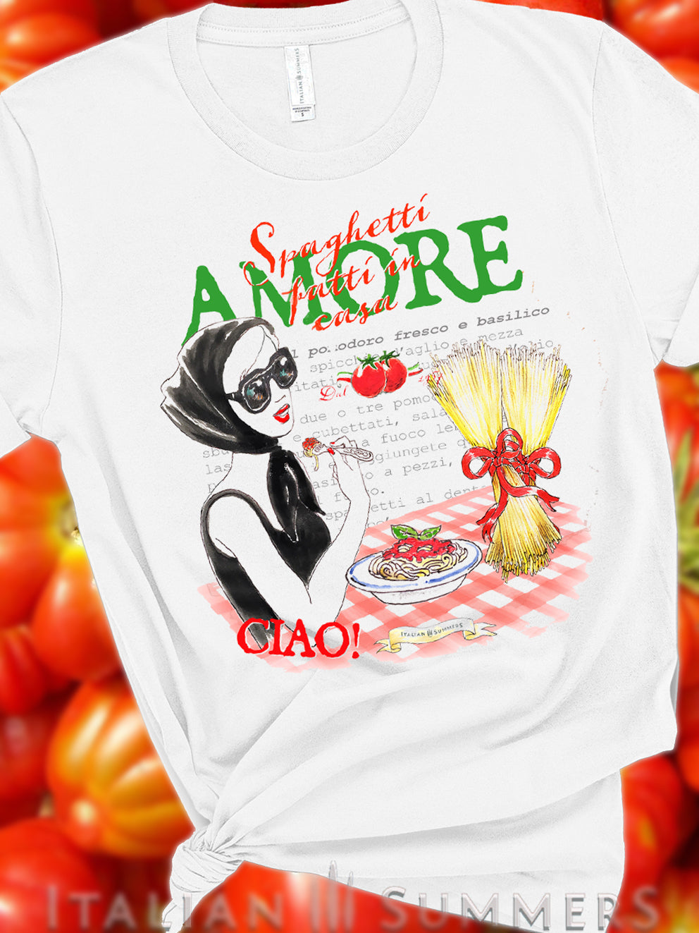 T-shirt Viva La Pasta, Dolce Vita, Italian cooking, Italian food lover –  Italian Summers