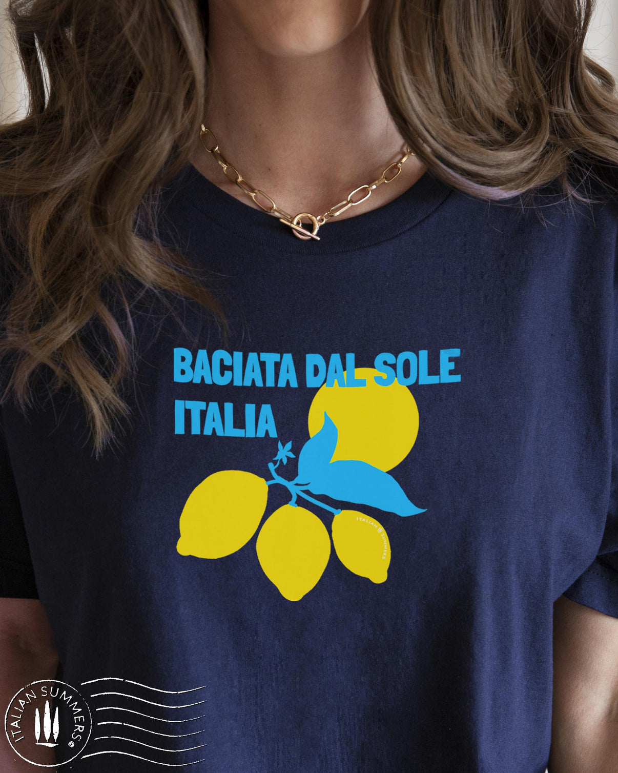 TShirt BACIATA DAL SOLE Italia 'kissed by the Sun' Italian Summers
