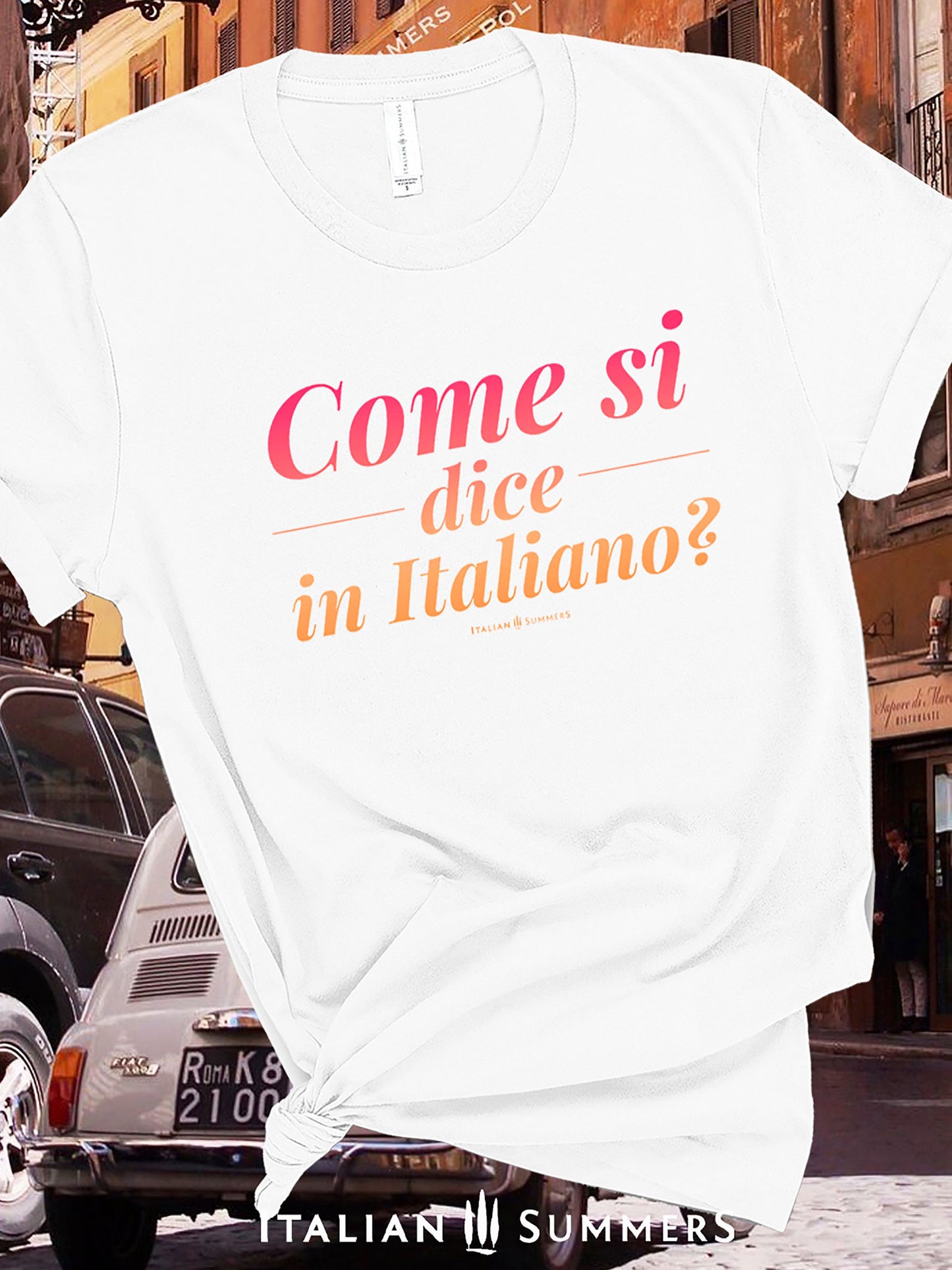 Come si dice in Italiano | Italy t-shirt, Italy gift, Italy travel, learning Italian, Italy theme, Italian quotes, Italian words, Italy,
