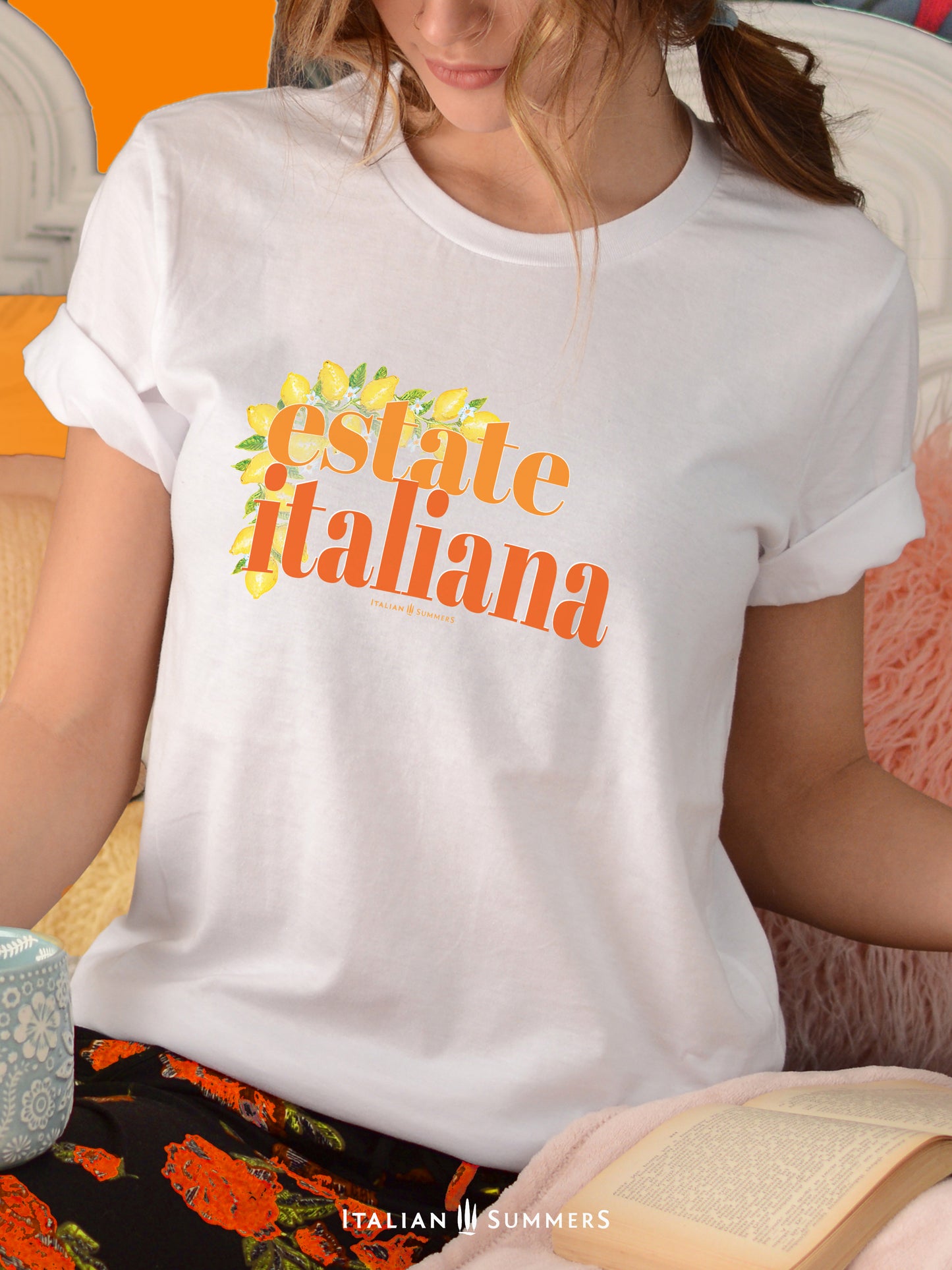 T-Shirt ESTATE ITALIANA Italian Summer, Italy travel, Italian theme