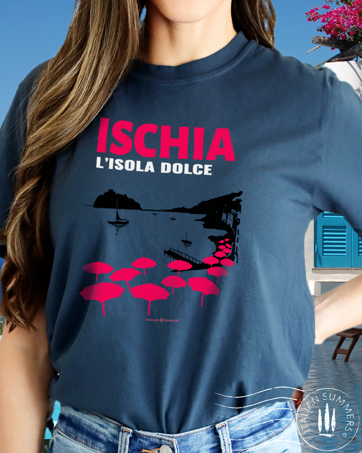 T-shirt ISCHIA L' Isola Dolce - by Italian Summers
