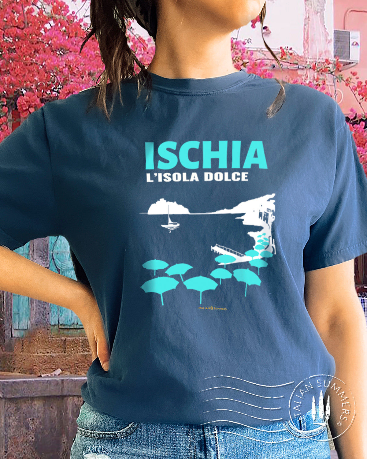 T-shirt ISCHIA L' Isola Dolce - by Italian Summers