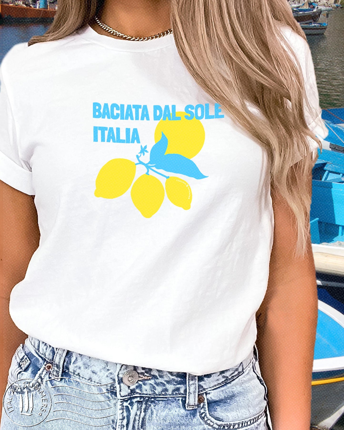 T-Shirt BACIATA DAL SOLE Italia 'kissed by the Sun'