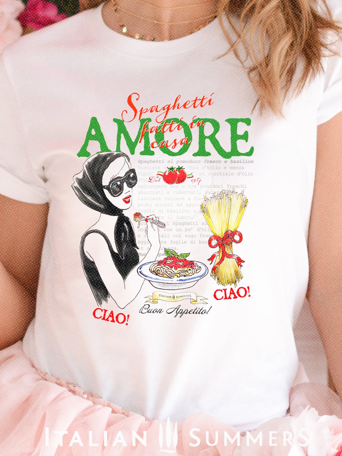 T-Shirt VIVA LA PASTA – Italian Food Lover – Dolce Vita Tee