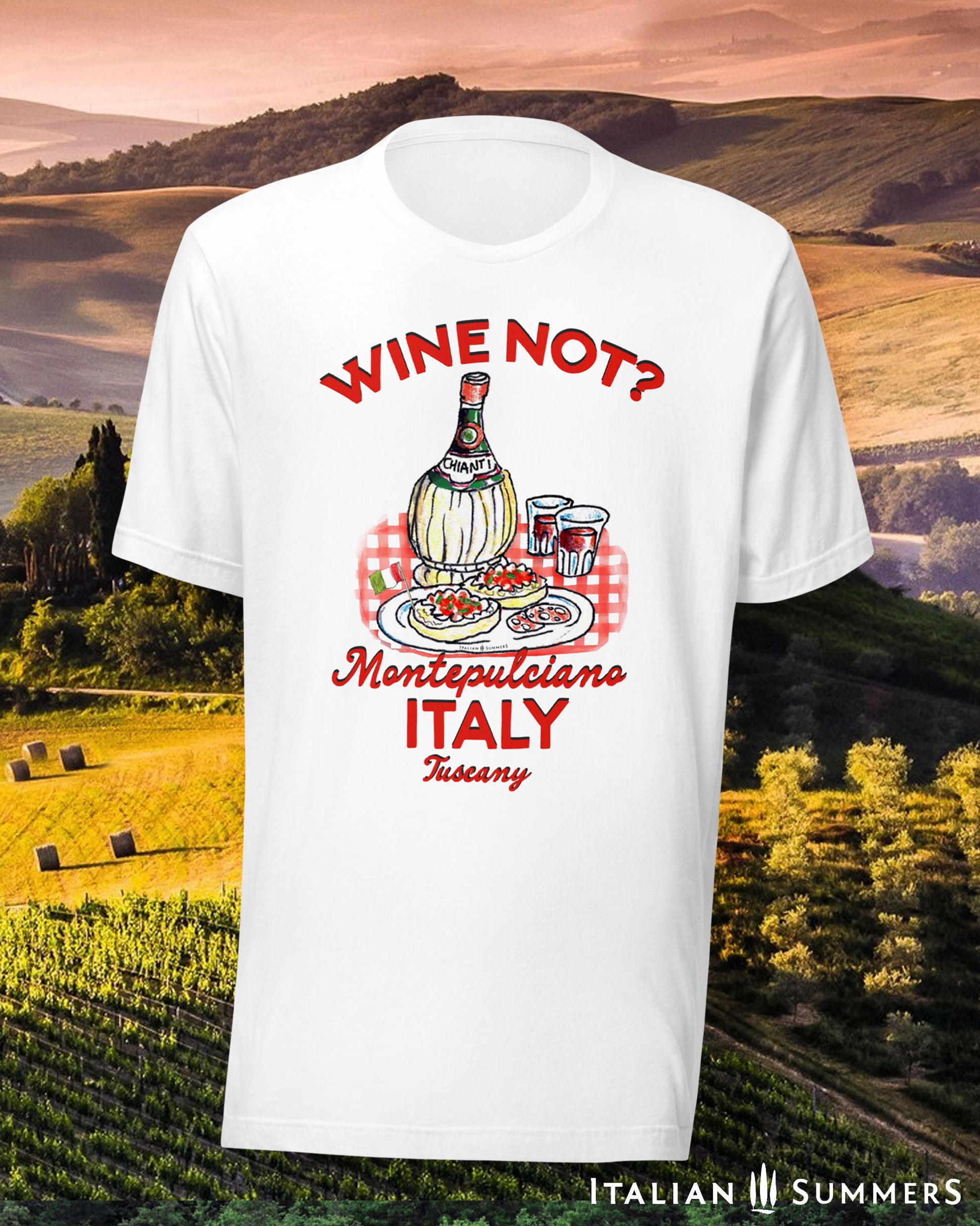 Chianti wine lover gift t-shirt – Tuscany Italy inspired apparel for birthdays and holidays