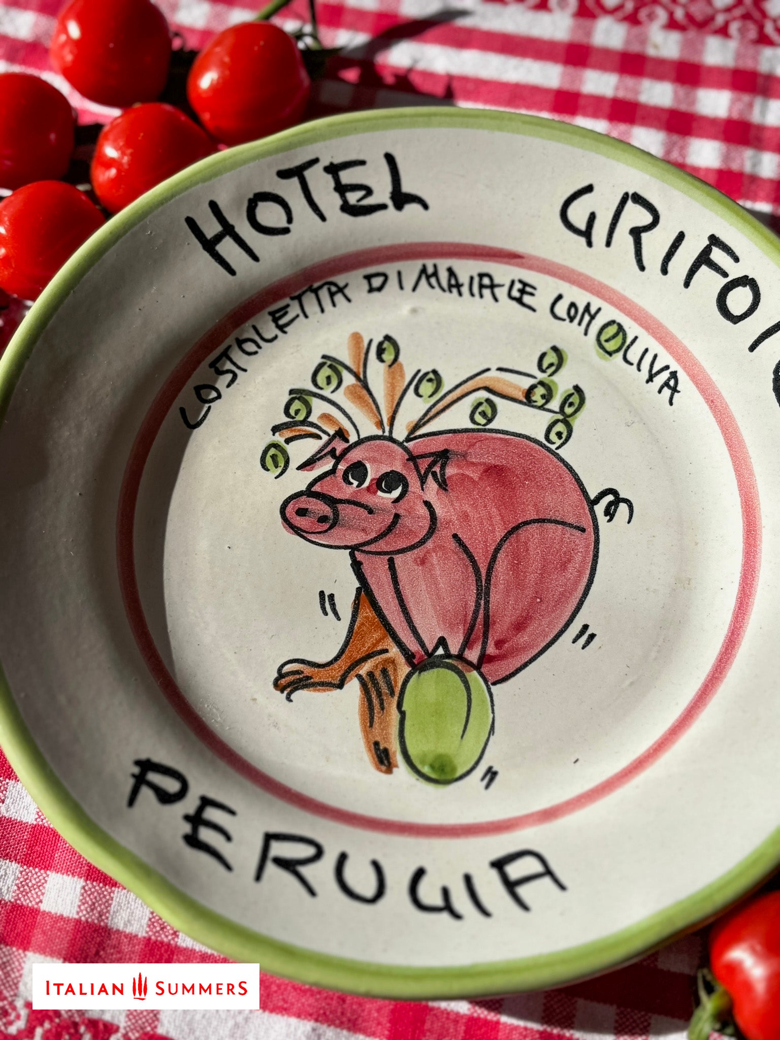 Vintage Italian Restaurant Plates – Authentic Buon Ricordo Ceramics from Vietri