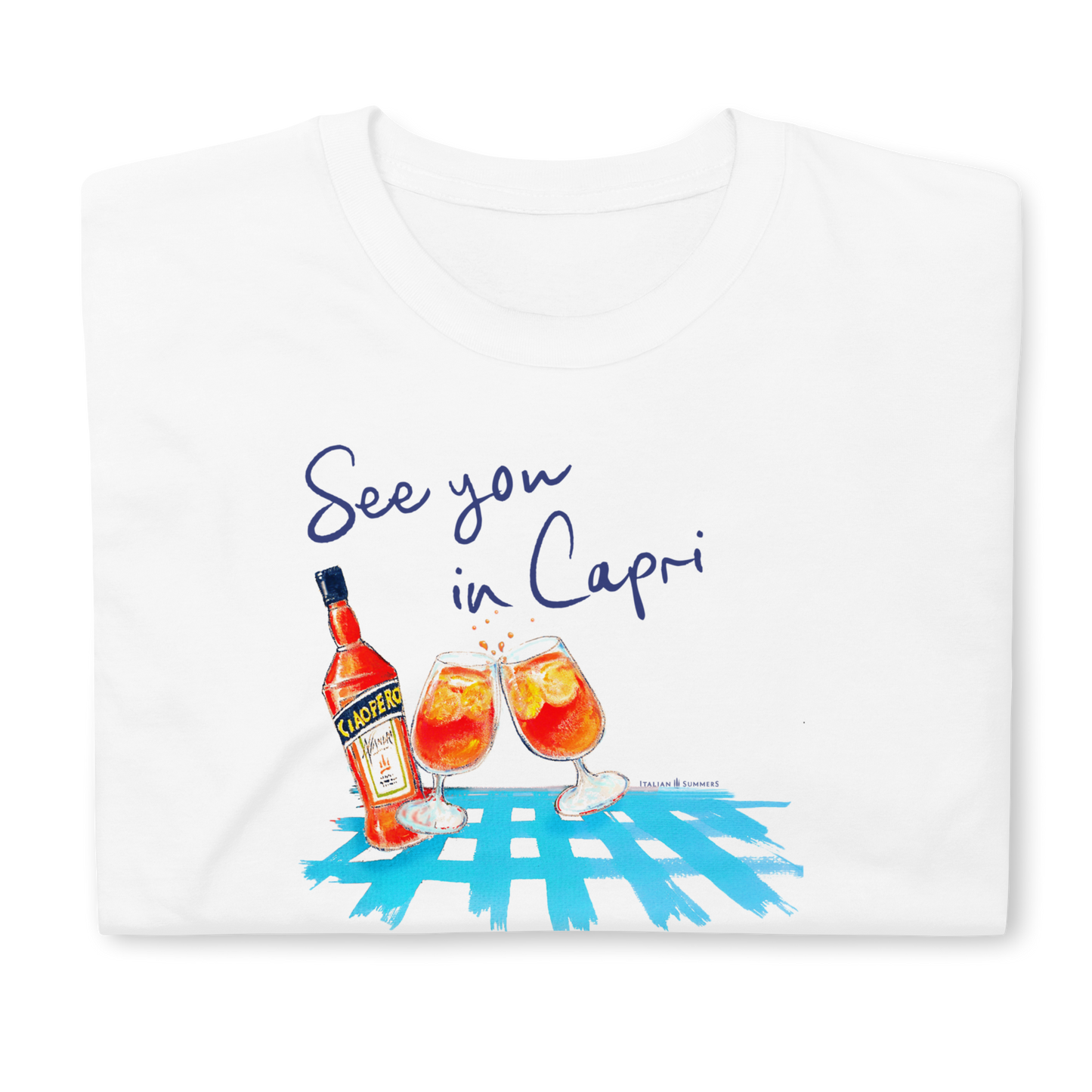 See you in CAPRI Italy inspired t-shirt by Italian Summers